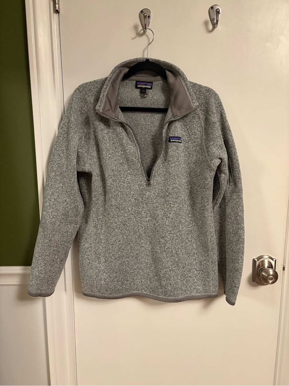 Patagonia Gray Better Sweater Quarter-Zip Fleece Sweater